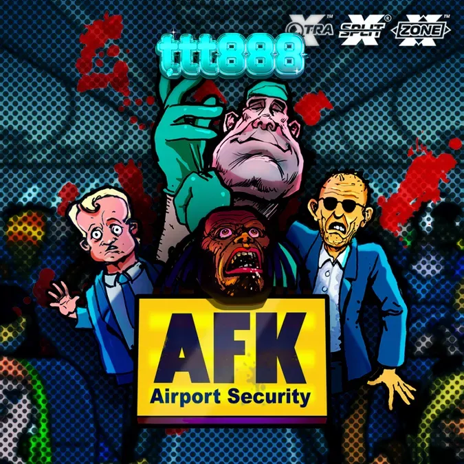 Tampilan visual slot AFK Airport Security dengan tema bandara